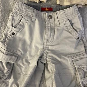 7 for all mankind and old navy cargo shorts3T and 2T